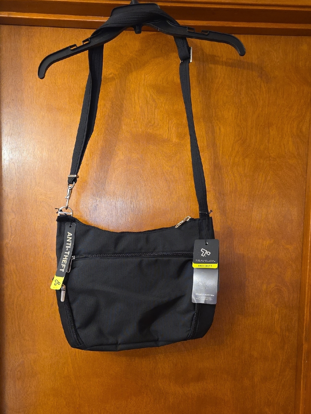 Travelon Black Anti-Theft Crossbody Purse